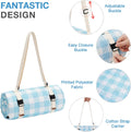 Blue and White Waterproof Picnic Mat