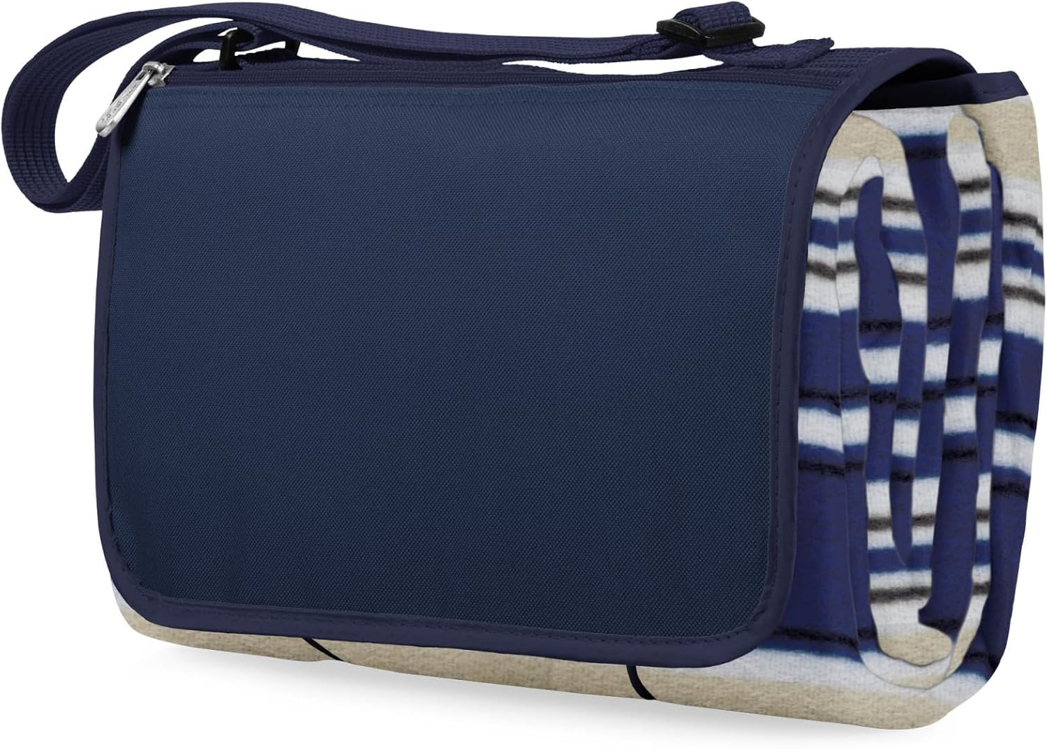 Fleece Picnic Blanket Tote with Pocket