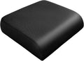 Extra Thick Large Seat Cushion -19 X 17.5 X 4 Inch Gel Memory Foam Cushion with Carry Handle Non Slip Bottom - Pain Relief Coccyx Cushion for Wheelchair Office Chair (Black (1PACK))